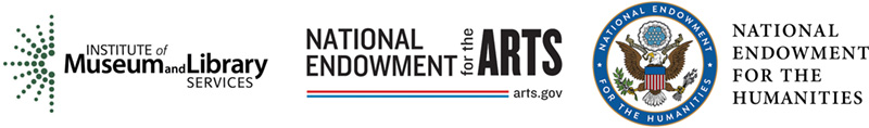 IMLS, NEA, NEH logos