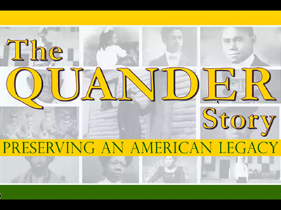 Screen capture of The Quander Story presentation