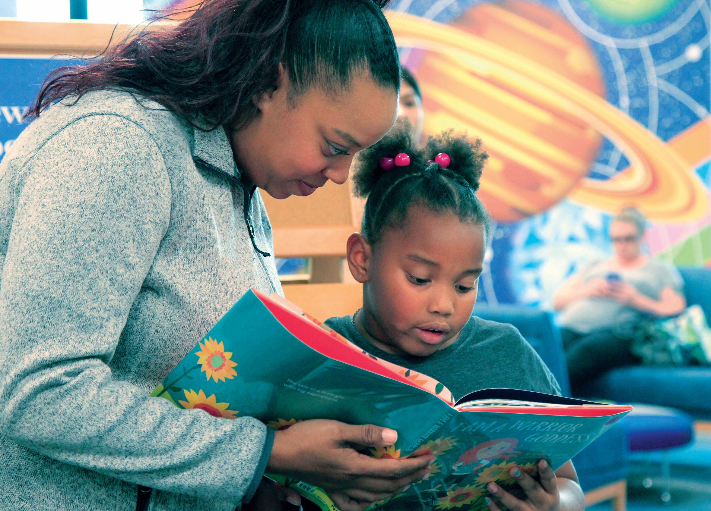 Parent Child reading Dakota County Library