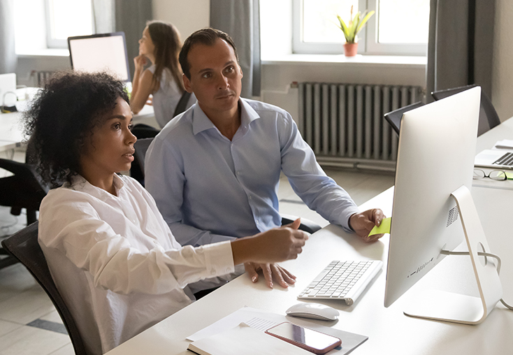 Two reviewers collaborating