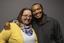 Amanda Fortner (L) and Josh Poindexter (R)