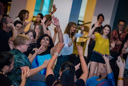 People of all ages get moving with the Bhangra Beats program