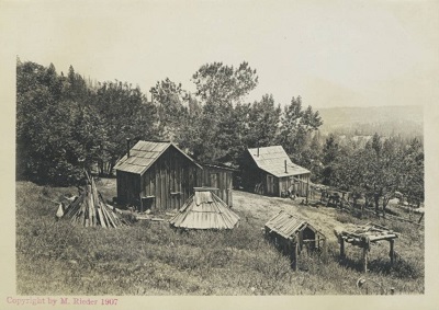 Nevada City Rancheria, Cement Hill (Wokodot) 1907. Photographer Charles C. Pierce, California Historical Society Collection, 1860-1960 USC Digital Library