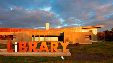 exterior photo of library