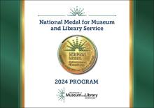 2024 National Medal for Museum and Library Service Brochure cover