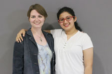 Lauren Cage (L) and Mallika Yeleswarapu (R)