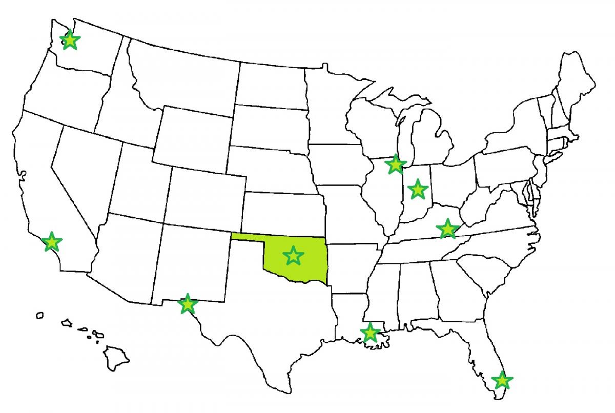 Map of the P3 sites